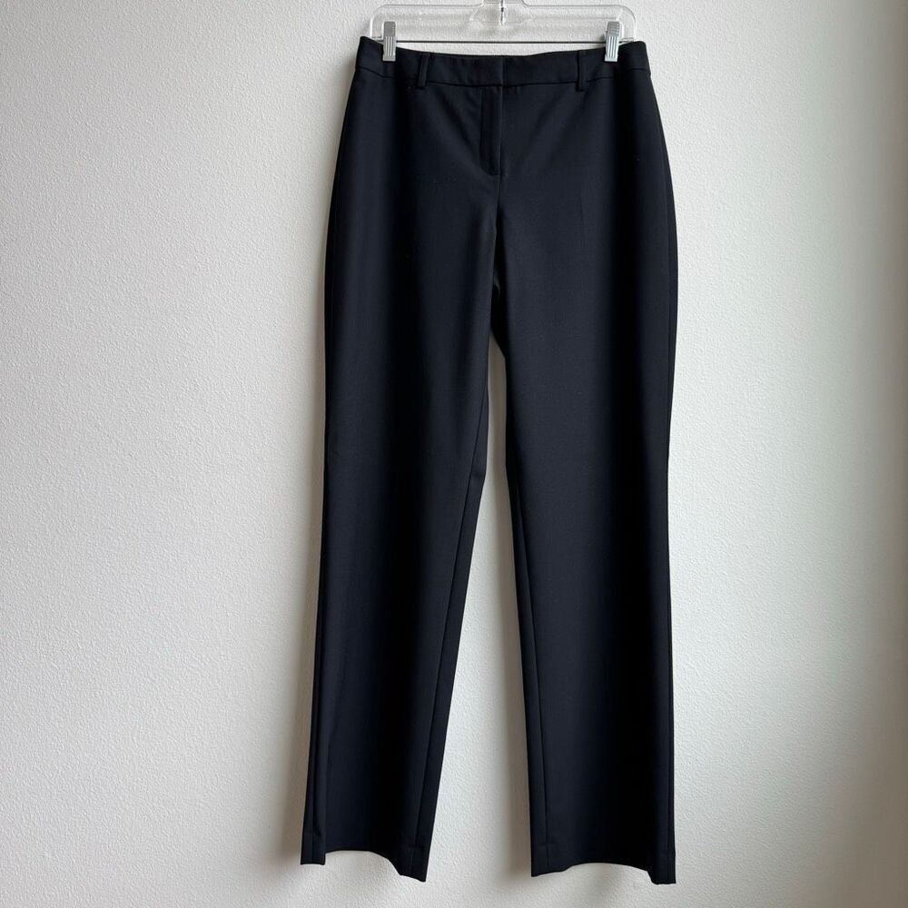 Vintage Jones New York Career Wear Slacks Trousers Flare Size 6 Black High Rise